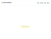 Tablet Screenshot of everydayambassador.org